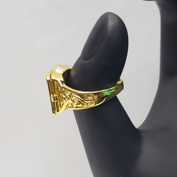 Mens Open Locklet Secret Compartment Ring - Picture 6 of 15